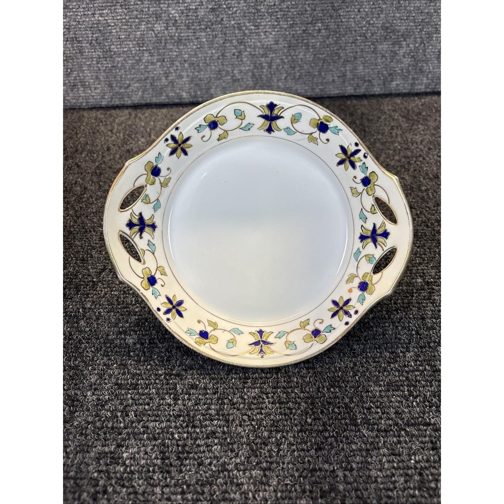 Vtg~Handpainted Nippon Cookie Plate/Candy Dish~Noritake?